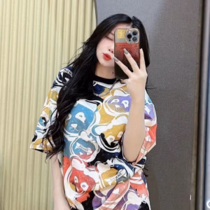 Set Bộ Tăm Lạnh Loang 3D Cổ Phối Viền St87P- Sam Store