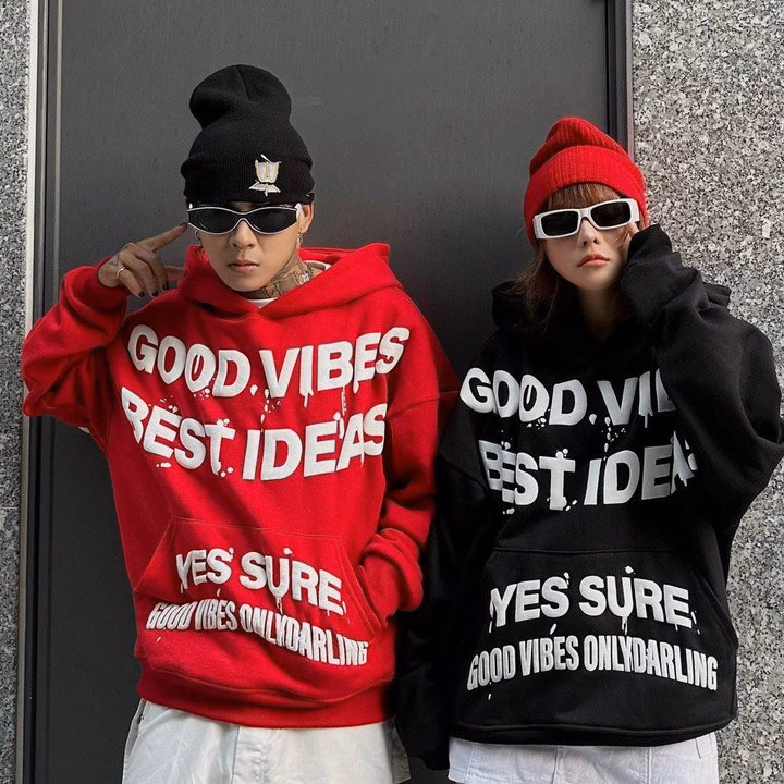 Áo Hoodie Unisex Nam Nữ Form Rộng In Chữ Yes Sure Vải Nỉ Ngoại Siêu Hot Tp22 - Golden Dream