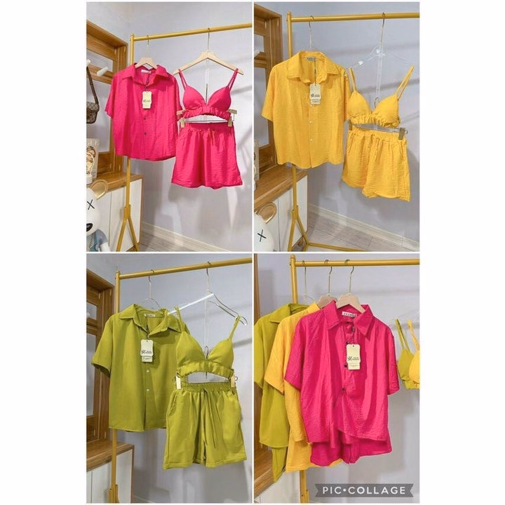 Set Bộ Đũi 3 Món Đi Biển Siêu Cute Q8- Sam Store - Ảnh 10