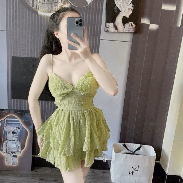 Set Bộ Đồ Nữ Xốp Chỉ Đi Biển 2 Dây Bh80H - Nana House - Ảnh 4