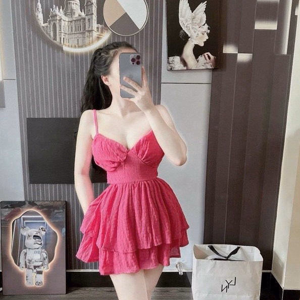 Set Bộ Đồ Nữ Xốp Chỉ Đi Biển 2 Dây Bh80H - Nana House - Ảnh 6