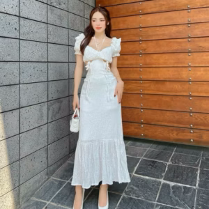 Đầm Váy Nữ Khoét Eo Maxi Mocking Bh1150- Nana House