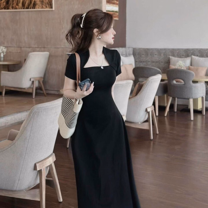 Đầm Váy Nữ Dáng Dài Thun Tăm Lạnh St666- Sam Store - Ảnh 2