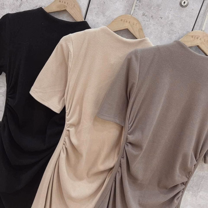 Đầm Váy Nữ Dáng Dài Thun Tăm Lạnh Ôm Body Bt66P- Nana House - Ảnh 7