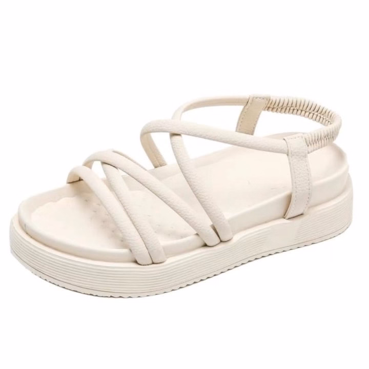 Dép Xăng - Đan Sandal Nữ Đẹp Đế Bằng 4 Phân Thời Trang Hè 2024 Larita 235 - Ảnh 5