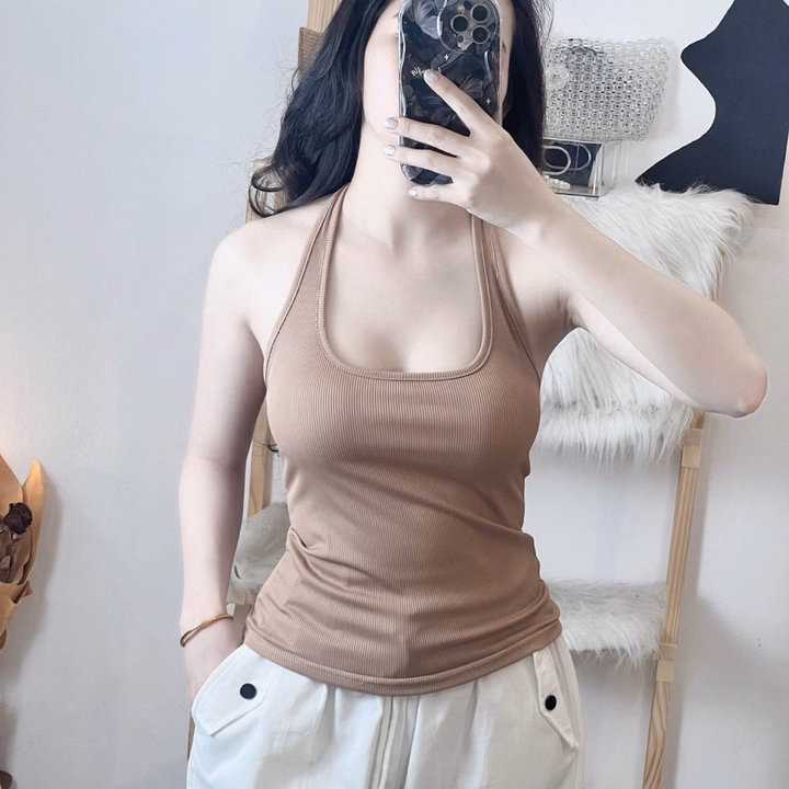 Áo Yếm Tròng Cổ Form Dài - Lê Phương Boutique - Ảnh 2