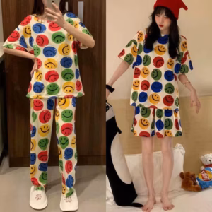 Đồ Bộ Nam Nữ Thun Thoáng Mát Mặt Cười - Ausa House