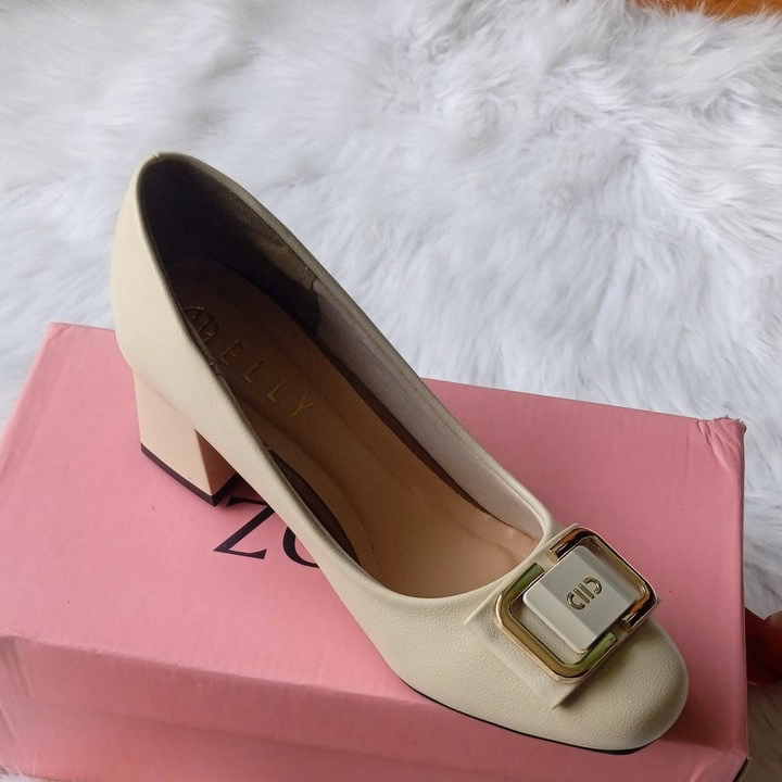 Giày Nữ Mũi Vuông, Gót Vuông, Đế Cao 5 Cm, Siêu Xinh- Haanh - Ảnh 2