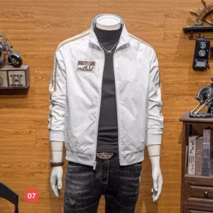 Áo Khoác Dù Nam Cổ Bẻ Phối Khóa Kéo Thiết Kế Tay 2 Sọc Vuition Chất Dù 2 Lớp Thoáng Mát Cao Cấp -Htm Fashion