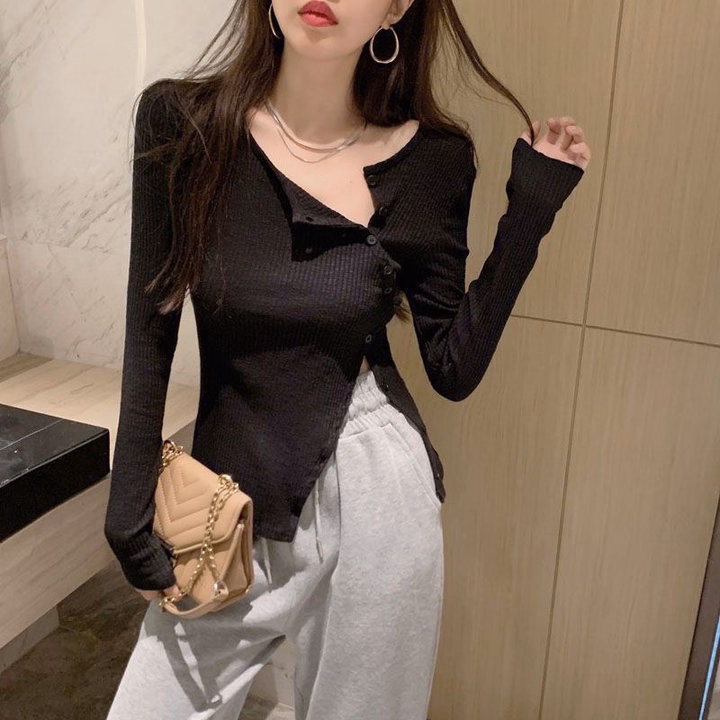 Áo Kiểu Thun Gân Cài Nút 1 Bên - Lê Phương Boutique - Ảnh 7