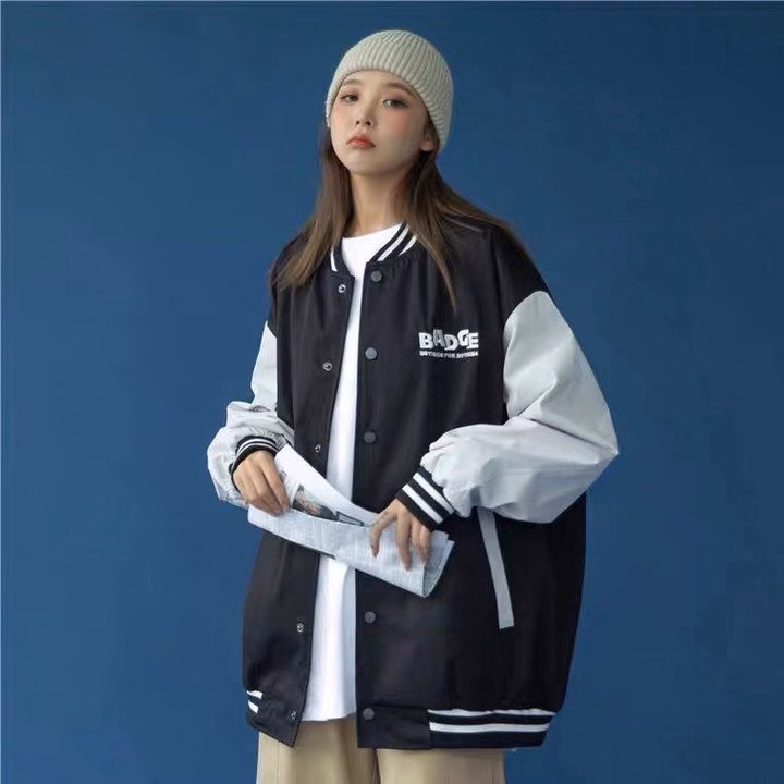 Áo Khoác Dù Babge Bomber Form Rộng 2 Lớp Bt87U - Nana House - Ảnh 3