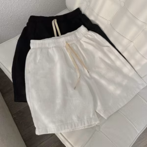 Quần Short Nam Nữ Kaki Trơn Dây Rút - Ausa House