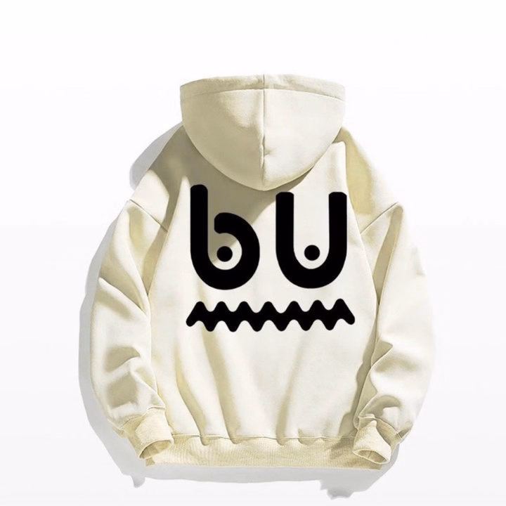 Áo Khoác Hoodie Nam Nữ Phối Khóa Héo Họa Tiết Bu Chất Nỉ Dày Mịn Có Nón -Htm Fashion - Ảnh 5