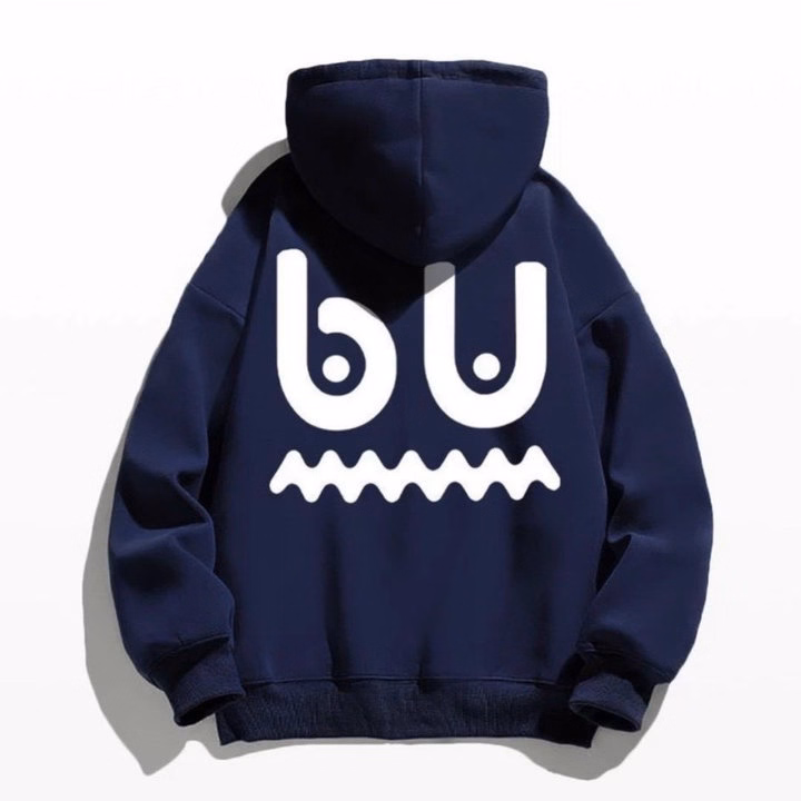 Áo Khoác Hoodie Nam Nữ Phối Khóa Héo Họa Tiết Bu Chất Nỉ Dày Mịn Có Nón -Htm Fashion - Ảnh 6