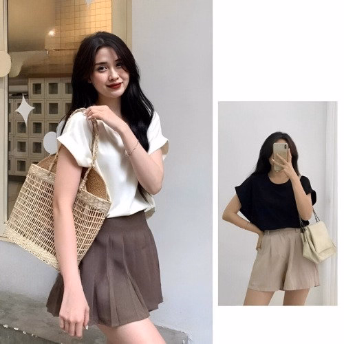 Áo Thun Body Nữtrơn Cổ Tròn Tay Ngắn Hy32I - Sam Store - Ảnh 6