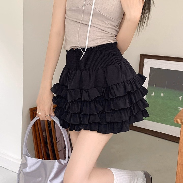 Chân Váy Tầng Xòe Lụa Hàn Lưng Thun - Lê Phương Boutique - Ảnh 2