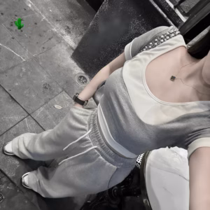 Set Bộ Dài Phối Màu Gân Tăm - Lê Phương Boutique