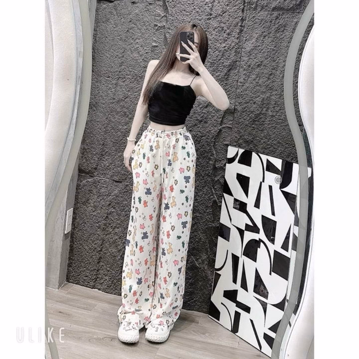 Sét Quần Hoạt Hình Cute +Mix Áo 2 Dây Bún Trơn - Ảnh 4