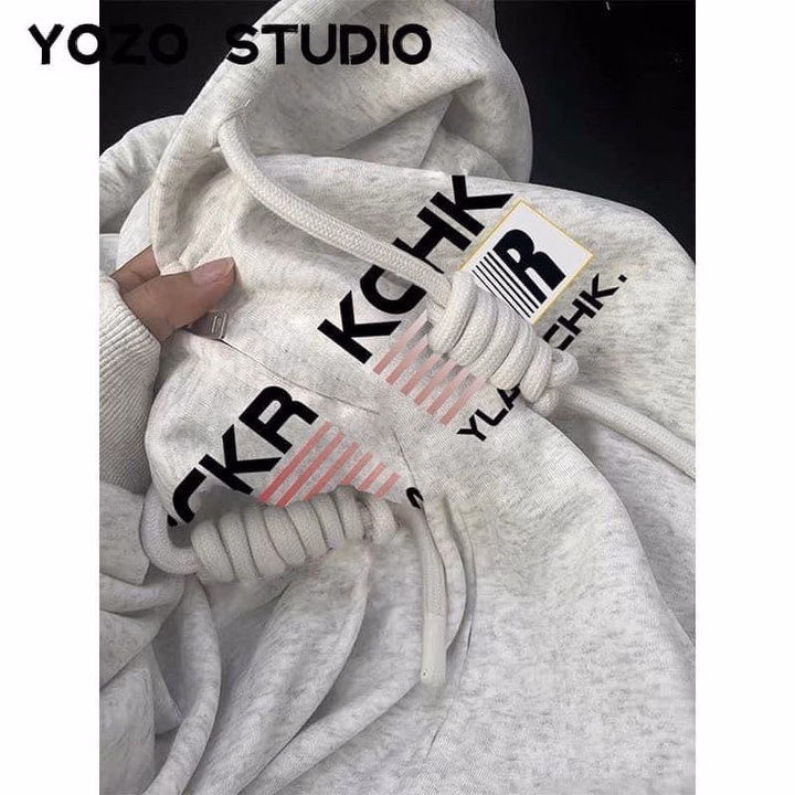 Áo Khoác Hoodie Nam Có Nón Phối Khóa Kéo In Chữ Bckr Kchk Chất Nỉ Mịn Dày Cao Cấp -Htm Fashion - Ảnh 4