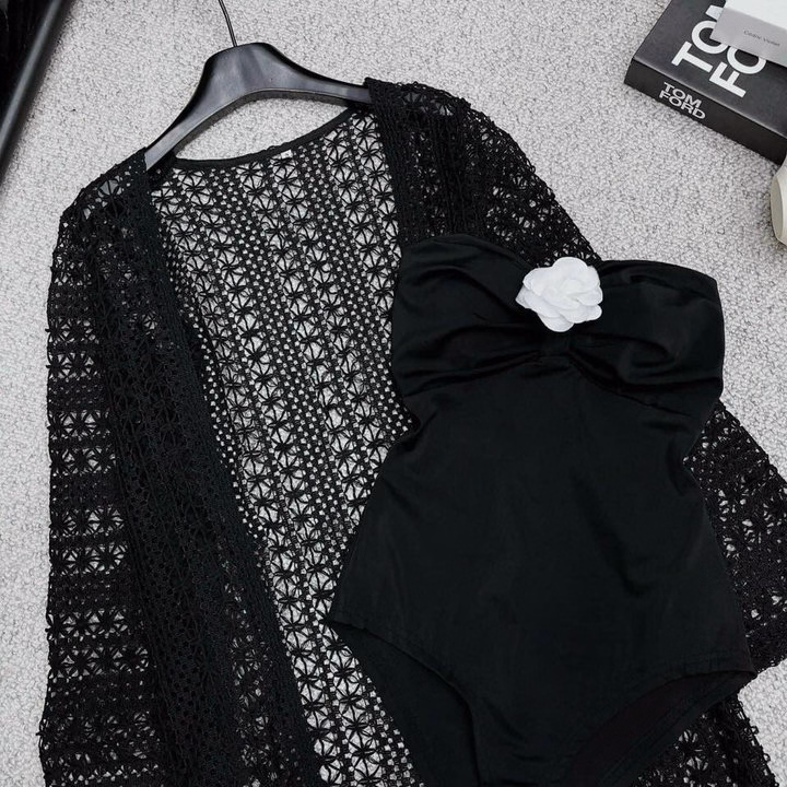 Set Bộ Đi Biển Áo Tăm Lạnh Có Mút,Khoác Ren Len Dài Bt110H- Nana House - Ảnh 8