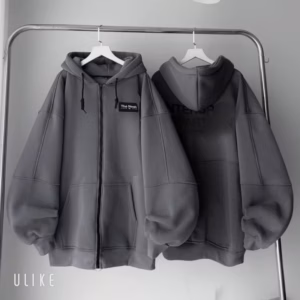 Áo Khoác Hoodiezip Mũ 2 Lớp Form Rộng Unisex