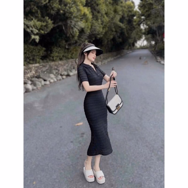 Đầm Thun Ren Tầng Xẻ Tà Bt900H- Nana House - Ảnh 8