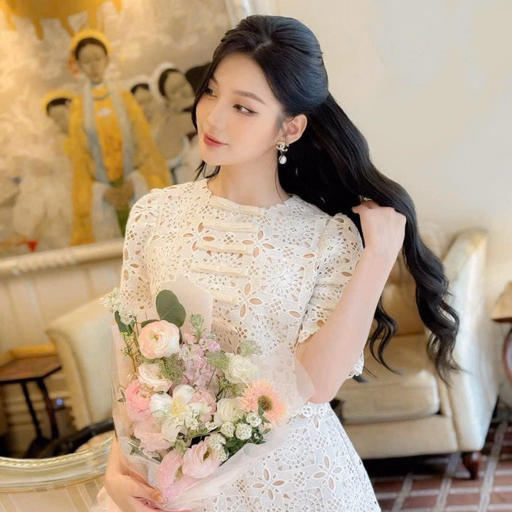 Set Đầm Váy Nữ Ren Tay Lỡ Thiết Kế Siêu Xinh Bh100G- Nana House - Ảnh 4