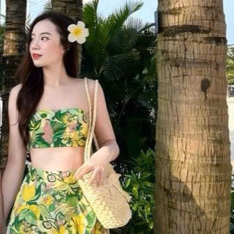 Set Bộ Đi Biển Chân Váy Bèo Có Áo Mút Ngực Sh100F- Sam Store - Ảnh 5