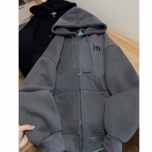 Áo Hoodie Nam Nữ Form Rộng Thêu In Có Nón Chất Nỉ Mịn Dày Cao Cấp -Htm Fashion