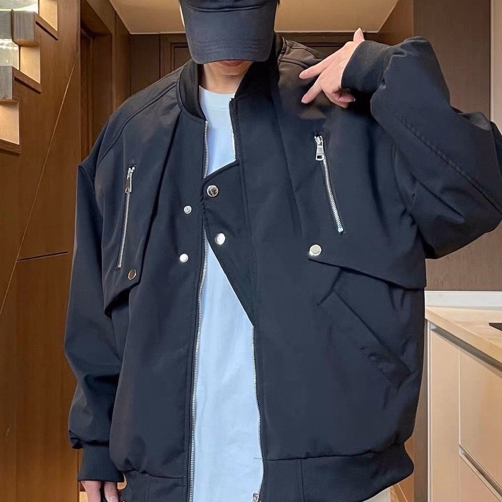 "Áo Khoác Bomber Gió Nam Nữ Vải Dù Cán Hai Lớp Cao Cấp-Sht158-Minh Hà House " - Ảnh 2
