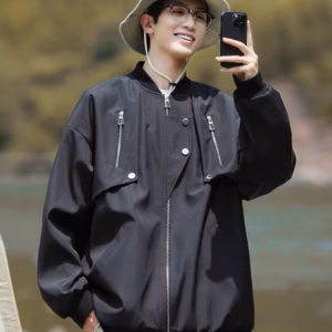 "Áo Khoác Bomber Gió Nam Nữ Vải Dù Cán Hai Lớp Cao Cấp-Sht158-Minh Hà House "