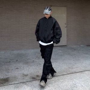 "Áo Bomber Dù Mero Cao Cấp Có Túi Trong Túi Có Nút Dây Kéo Nhôm Xịn Sò Basic Ulzzang - Sht161 - Minh Hà House "