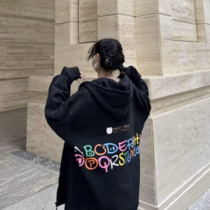 Áo Hoodie Nam Nữ Form Rộng In Mèo Abcd Dễ Thương Có Nón Chất Nỉ Mịn Dày -Htm Fashion