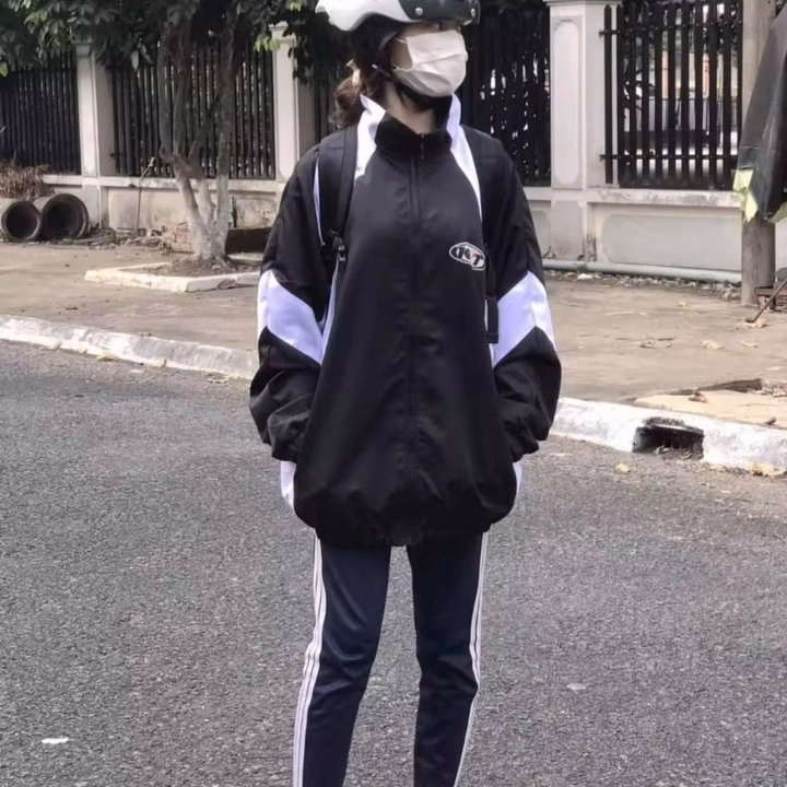 Áo Khoác Dù Nam Nữ Kyt Form Rộng 2 Lớp Bomber Tf5466 - Nana House - Ảnh 12