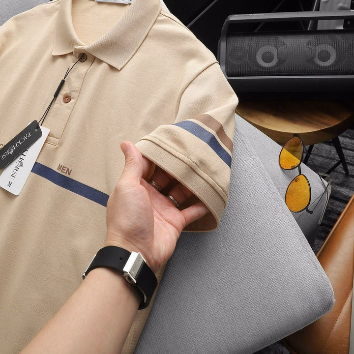 Áo Thun Cổ Bẻ Pk Men Vải Cá Sấu, Mắt Vải Đẹp, Mặt Vải Mềm Mịn, Thoáng Mát P240 - Lady'S Passion - Ảnh 10