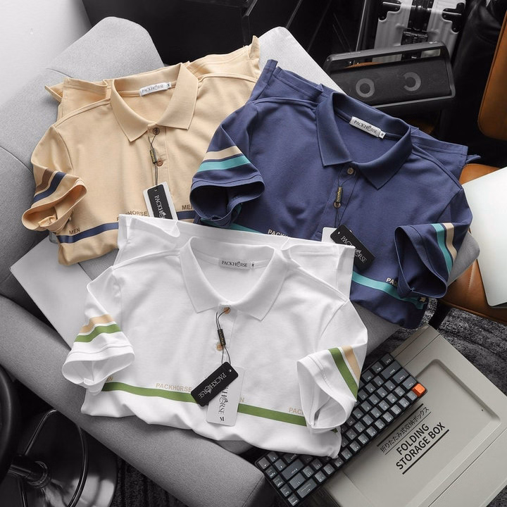 Áo Thun Cổ Bẻ Pk Men Vải Cá Sấu, Mắt Vải Đẹp, Mặt Vải Mềm Mịn, Thoáng Mát P240 - Lady'S Passion - Ảnh 13