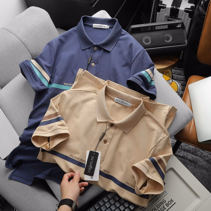 Áo Thun Cổ Bẻ Pk Men Vải Cá Sấu, Mắt Vải Đẹp, Mặt Vải Mềm Mịn, Thoáng Mát P240 - Lady'S Passion - Ảnh 12