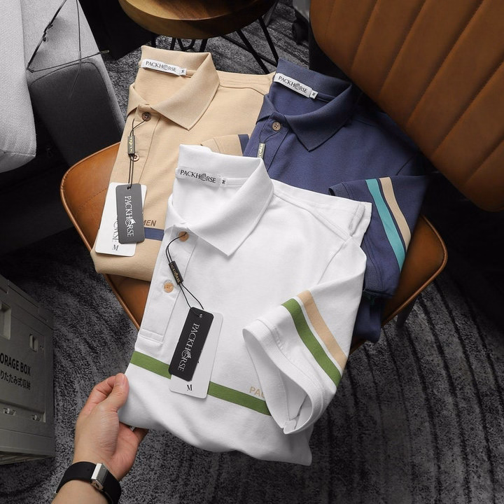 Áo Thun Cổ Bẻ Pk Men Vải Cá Sấu, Mắt Vải Đẹp, Mặt Vải Mềm Mịn, Thoáng Mát P240 - Lady'S Passion - Ảnh 14