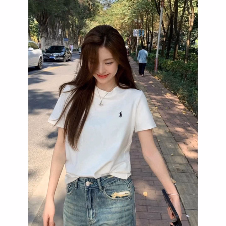 Áo Thun Babytee Thêu Ngựa Tay Ngắn Ôm Body Gu4780- Sam Store - Ảnh 4