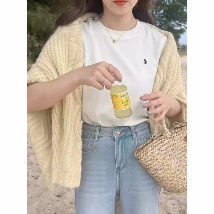 Áo Thun Babytee Thêu Ngựa Tay Ngắn Ôm Body Gu4780- Sam Store - Ảnh 3