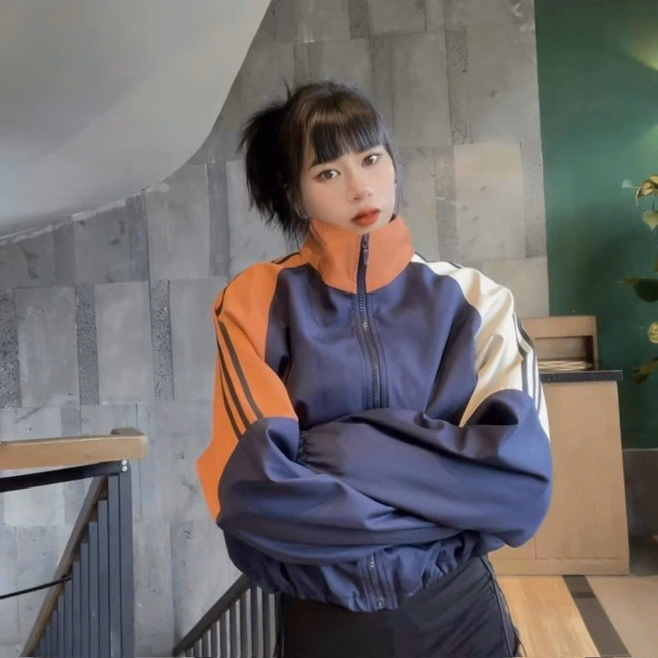 Áo Khoác Dù Vải Mero 2 Lớp Cổ Bẻ Phối 3 Màu Cá Tính -Htm Fashion - Ảnh 4