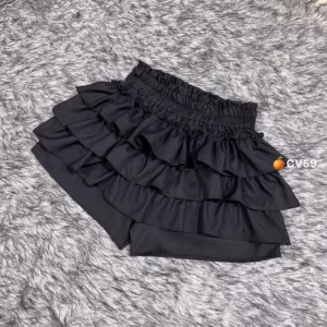 Chân Váy Voan 3 Tầng Viền Cạp Cao Cv59 - Lê Phương Boutique