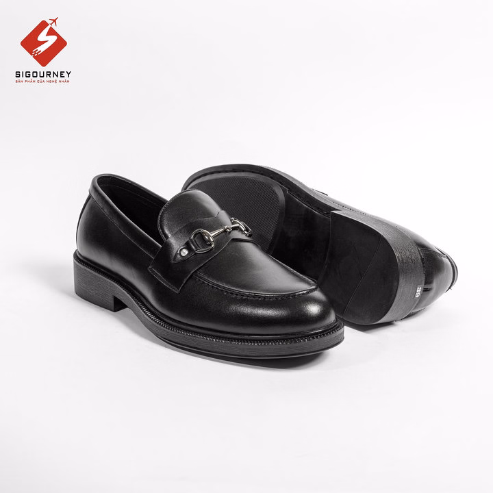 Giày Da Unisex Nam Nữ Dáng Loafer Sig-45 Trẻ Trung Bảo Hành 18 Tháng - Sigourney - Ảnh 2