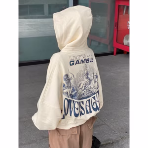 Áo Khoác Lửng Nữ Vải Nỉ Ngoại Day Kéo 2 Đầu Phối Tay Phồng In Chữ Gamebblee Siêu Xinh Tp33 - Golden Dream