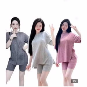 Set Bộ Gân Đũa Quần Ngố Thời Trang Mát Mẻ Gk - Be Yourself