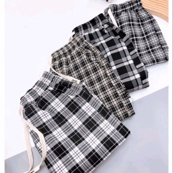 Quần Ống Rộng Kẻ Caro Form Rộng - Ảnh 2