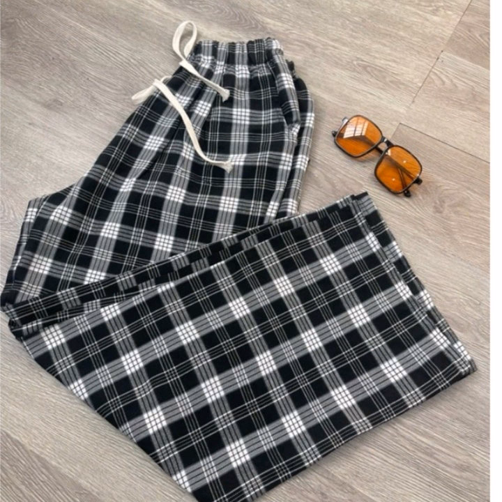 Quần Ống Rộng Kẻ Caro Form Rộng - Ảnh 3