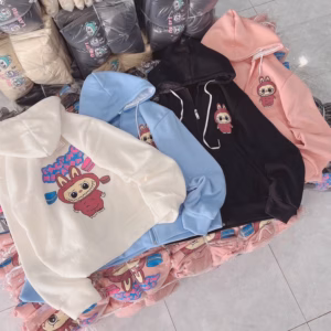 Áo Khoác Nỉ Ngoại Unisex Nam Nữ In Hình Macaaboon Dễ Thương Form Rộng Va84 - Golden Dream