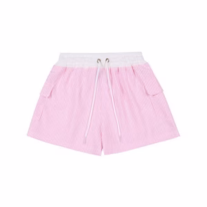 Quần Short Kate Nữ Họa Tiết Kẻ Sọc Lưng Chun Form Cạp Thấp Rage Of The Sea-Sht172-Minh Hà House