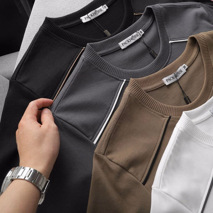 Áo Thun Cổ Tròn Qn Chất Cotton, Mát Mịn, Thấm Hút Tốt, Co Giãn Mềm Mại P246 - Lady'S Passion - Ảnh 7